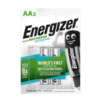 Akumulatorki Energizer Accu Recharge Extreme AA HR6 1,2V, pojemność 2300mAh 2 sztuki