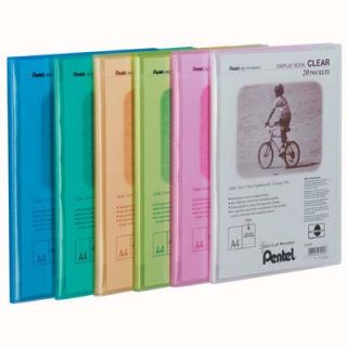 Album ofertowy Pentel Recycology Clear DCF242 A4, 20 koszulek, okładka przezroczysta przezroczysty