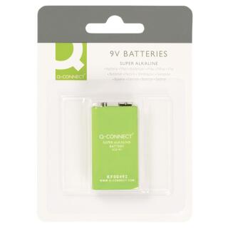 Bateria blokowa Q-Connect Super Alkaline E-Block E 6LR61 9V, alkaliczna 1 sztuka
