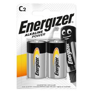 Baterie Energizer Alkaline Power C LR14 1,5V, średnie paluszki alkaliczne 2 sztuki
