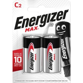 Baterie Energizer Max C LR14 1,5V, średnie paluszki alkaliczne 2 sztuki