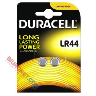 Baterie specjalistyczne Duracell LR44, alkaliczne 2 sztuki