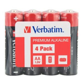Baterie Verbatim Premium Alkaline AA LR06 1,5V, paluszki alkaliczne 4 sztuki