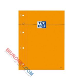 Blok biurowy Oxford Everyday A4+, w kratkę, otwierany od boku, oprawa laminowana 80 kartek