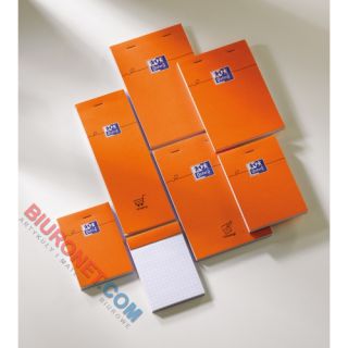 Blok biurowy Oxford Everyday A5, w kratkę, otwierany od góry, oprawa laminowana 80 kartek