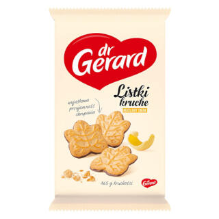 Ciastka Listki Kruche dr Gerard, maślane herbatniki z polewą kakaową 165 g