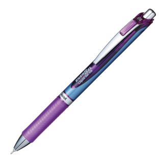 Cienkopis kulkowy automatyczny Pentel EnerGel BLN75, końcówka 0,5 mm fioletowy