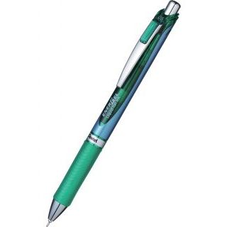 Cienkopis kulkowy automatyczny Pentel EnerGel BLN75, końcówka 0,5 mm zielony