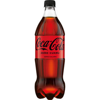 Coca Cola Zero 0,85L, napój gazowany bez cukru, w butelce PET 1 sztuka