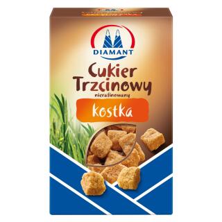 Cukier trzcinowy Diamant w kostkach, nierafinowany 500 g
