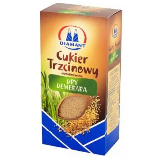 Cukier trzcinowy nierafinowany Diamant Dry Demerara 0,5kg
