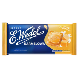 Czekolada biała karmelowa E. Wedel, tabliczka 80 g