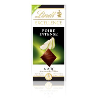 Czekolada Lindt Excellence Poire Intense, gorzka z kawałkami gruszki i migdałów 100 g