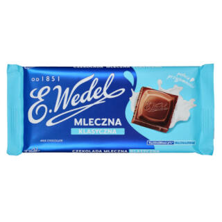 Czekolada mleczna klasyczna E. Wedel, tabliczka 90 g