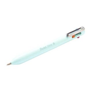 Długopis 4-kolorowy automatyczny Pentel iZee BXC467, końcówka 0,7 mm, obudowa miętowa 4 kolory
