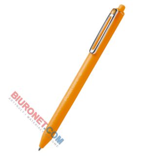 Długopis automatyczny Pentel iZee BX467, końcówka 0,7 mm, tusz olejowy pomarańczowy