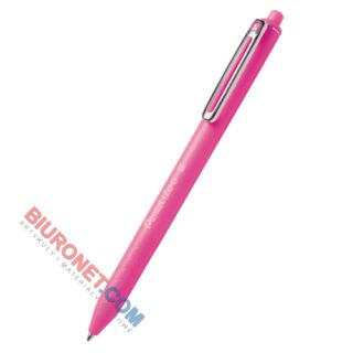 Długopis automatyczny Pentel iZee BX467, końcówka 0,7 mm, tusz olejowy różowy