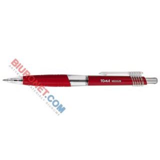 Długopis automatyczny Toma Medium 038, końcówka 1,0 mm czerwony
