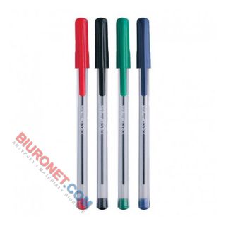 Długopis jednorazowy ze skuwką Pelikan Stick Super Soft K86, końcówka 0,7 mm czerwony