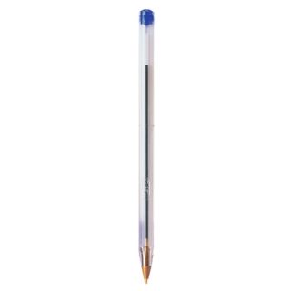 Długopis ze skuwką BIC Crystal, końcówka 1 mm, jednorazowy niebieski