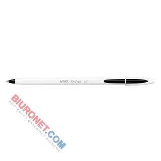 Długopis ze skuwką BIC Crystal UP, końcówka 1 mm, jednorazowy czarny