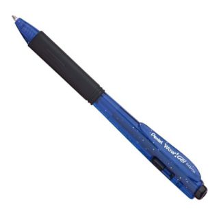 Długopis żelowy z gumowym uchwytem Pentel WOW! Gel K437CR, automatyczny, końcówka 0,7 mm niebieski