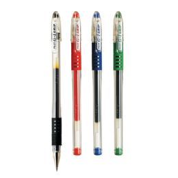 Długopis żelowy ze skuwką i gumowym uchwytem Pilot G-1 Grip, końcówka 0,32 mm czerwony