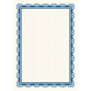 Dyplom ozdobny Falbala Niebieska A4, papier satynowany 170g 25 arkuszy
