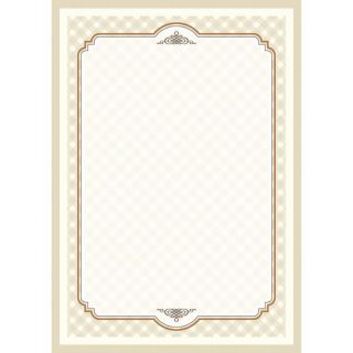 Dyplom ozdobny Retro A4, papier satynowany 170g 25 arkuszy