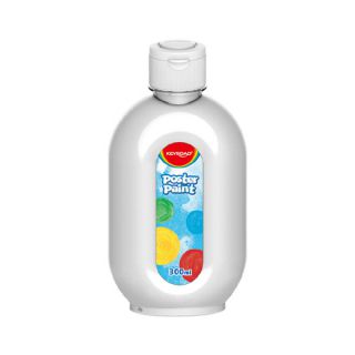 Farba plakatowa klasyczne kolory KEYROAD Poster Paint 300 ml biały
