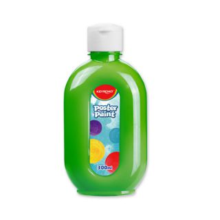 Farba plakatowa klasyczne kolory KEYROAD Poster Paint 300 ml zielony