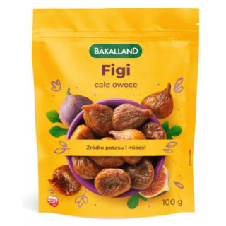 Figi suszone Bakalland, całe owoce 100 g