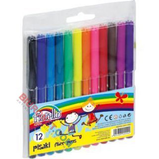 Flamastry szkolne Fiorello, pisaki 12 kolorów