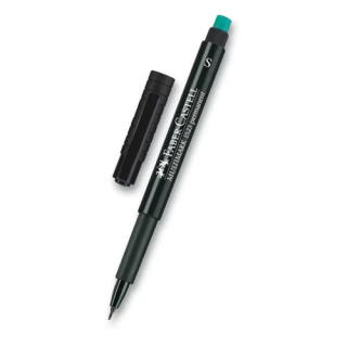 Foliopis permanentny Faber Castell Multimark OHP S 1523, z gumką, końcówka 0.4 mm czarny