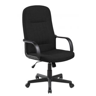 Fotel biurowy z tkaniną membranową Malta Office Products, obrotowy z mechanizmem TILT czarny