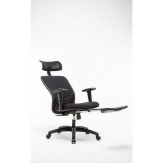 Fotel biurowy z zagłówkiem i piankowym siedziskiem Zakynthos Office Products, obrotowy czarny
