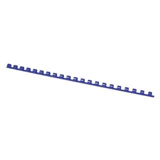 Grzbiety do bindowania Office Products 8 mm, do 45 kartek, plastikowe, 100 sztuk niebieskie