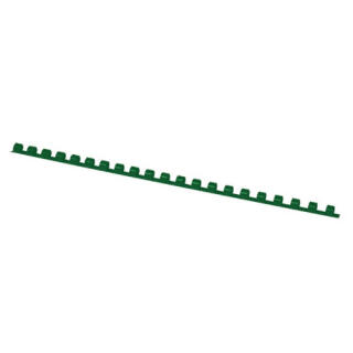 Grzbiety do bindowania Office Products 8 mm, do 45 kartek, plastikowe, 100 sztuk zielone