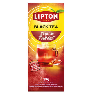 Herbata czarna Lipton Feel Good Selection Energise English Breakfast, torebki w kopertach 25 kopert