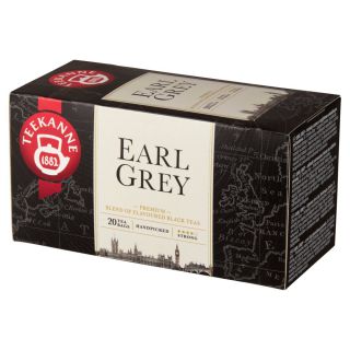 Herbata czarna Teekanne Earl Grey, aromatyzowana, torebki ze sznureczkami 20 torebek