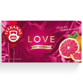 Herbata owocowa Teekanne LOVE Różowy Grejpfrut, torebki  w kopertach 20 kopert