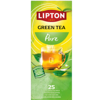 Herbata zielona Lipton Feel Good Selection Balance, torebki w kopertach 25 kopert