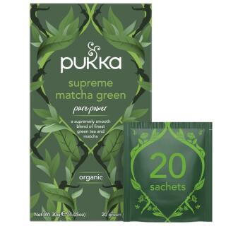 Herbata zielona Pukka Supreme Matcha Green 20 kopert