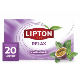 Herbata ziołowa Lipton Functional Relax, funkcyjna, torebki w kopertach 20 kopert