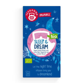 Herbata ziołowa Teekanne Organics Sleep & Dream, funkcyjna, torebki w kopertach 20 kopert