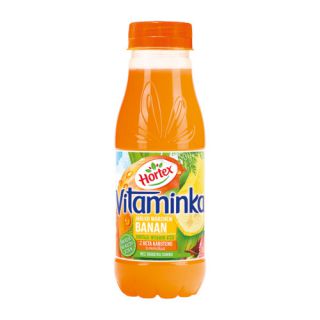 Hortex Vitaminka Jabłko Marchew Banan 300ml, owocowy sok w butelce PET
 6 sztuk