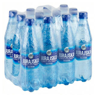 Jurajska 0,5L x 12 sztuk, naturalna woda mineralna, w butelkach PET gazowana