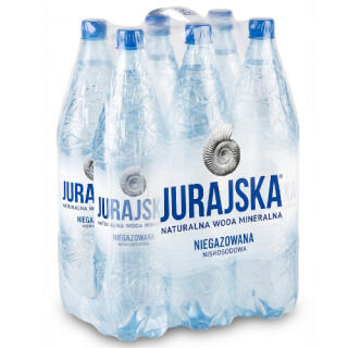 Jurajska 1,5L x 6 sztuk, naturalna woda mineralna, w butelkach PET niegazowana