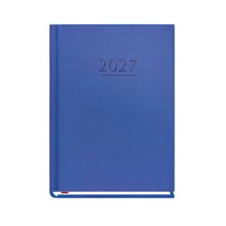 Kalendarz kieszonkowy format A6 rozkład tygodniowy 2027 Michalczyk i Prokop Ola T-212V, bez registrów niebieska okładka