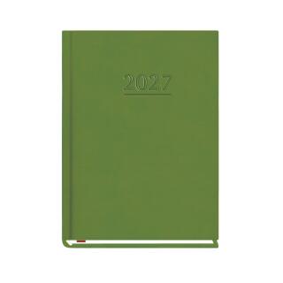 Kalendarz kieszonkowy format A6 rozkład tygodniowy 2027 Michalczyk i Prokop Ola T-212V, bez registrów zielona okładka